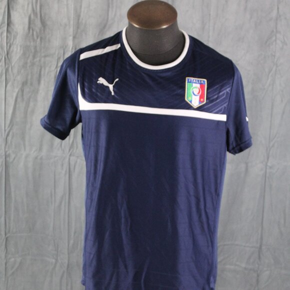 Team Italy Jersey (Retro) - 2012 Warm Up Jersey by Puma - Men's Large - Picture 1 of 9